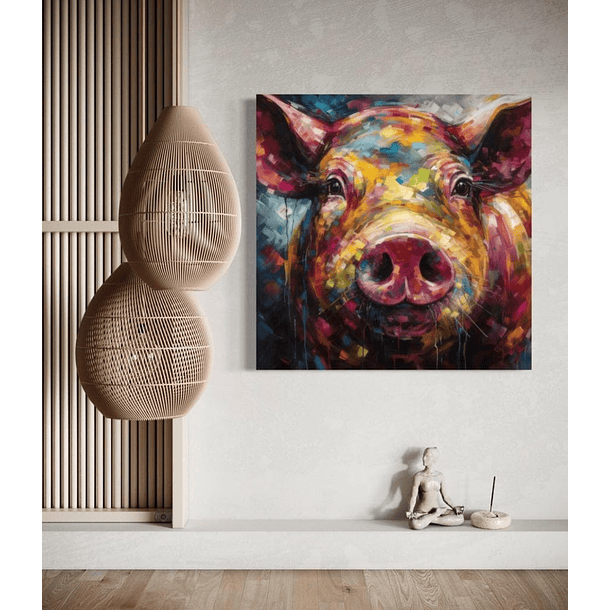 Cuadro Animales: CERDO 2