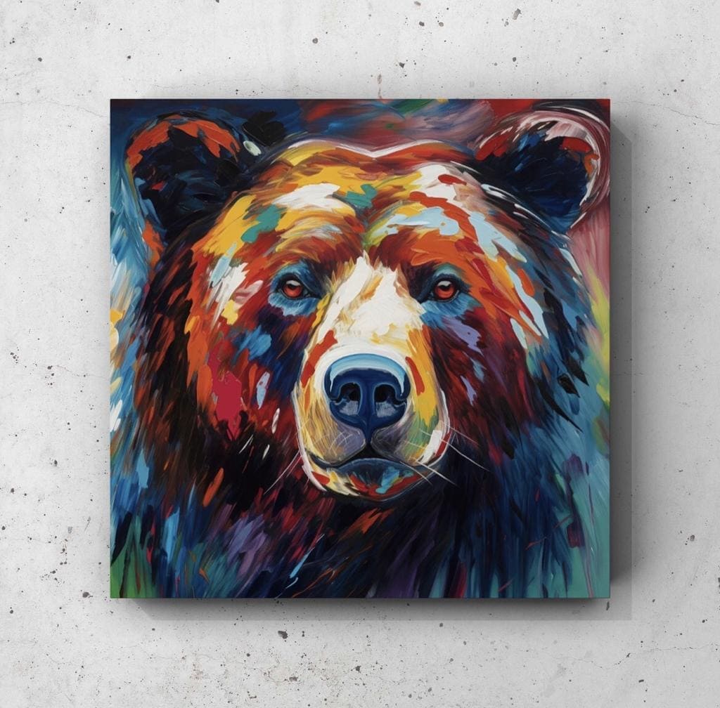 Cuadro de Animales: OSO  1