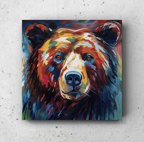 Cuadro de Animales: OSO 