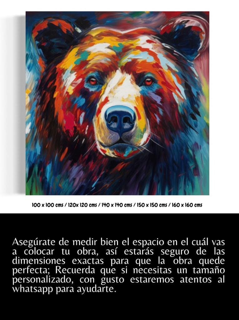 Cuadro de Animales: OSO  5