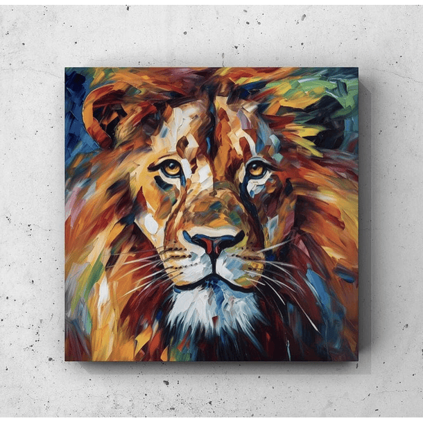 Cuadros de Animales: LEON Y GRANDEZA  1