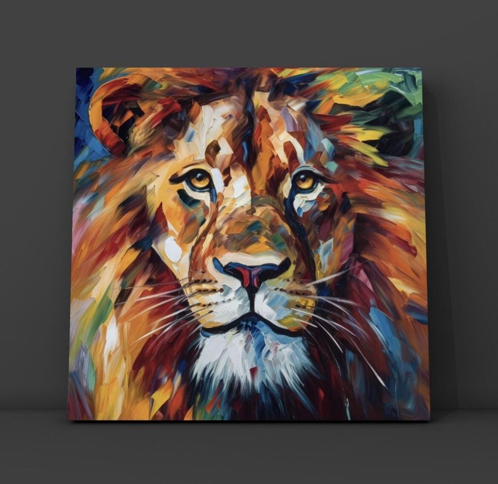 Cuadros de Animales: LEON Y GRANDEZA  3