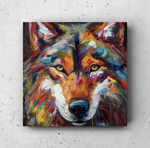 Cuadro Animales: LOBO