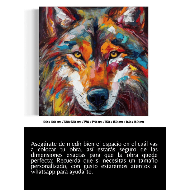 Cuadro Animales: LOBO 5