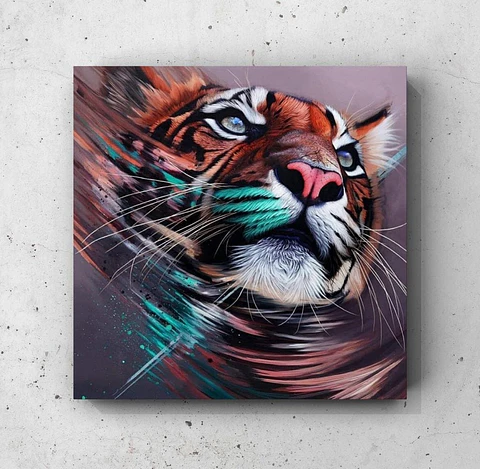 Cuadro Animales: TIGRE FUGAZ 