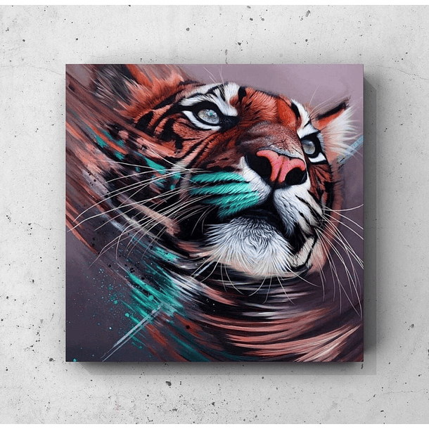 Cuadro Animales: TIGRE FUGAZ  1