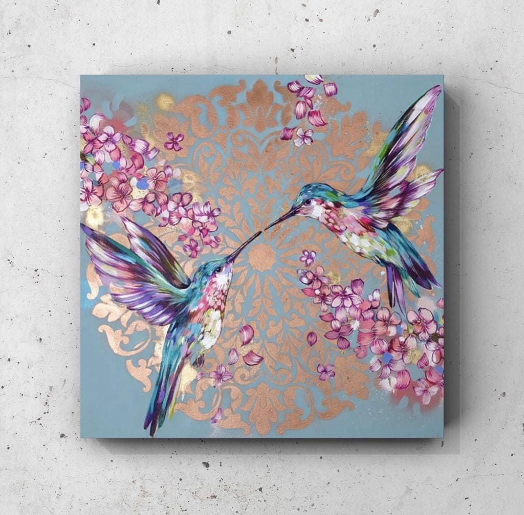 Cuadro Animales: COLIBRÍES MADALA  1
