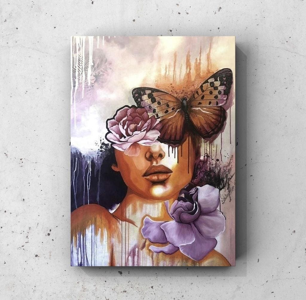 Cuadro Figura Humana: MARIPOSA MUJER  1