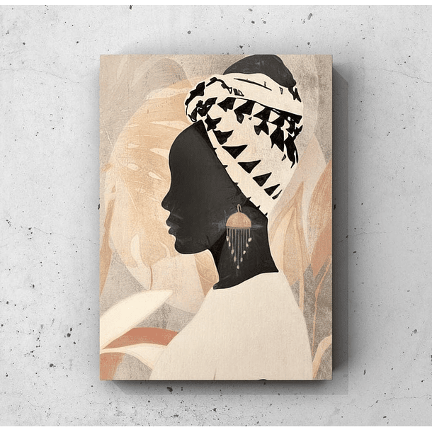 Cuadro Figura Humana: MUJER TURBANTE  1