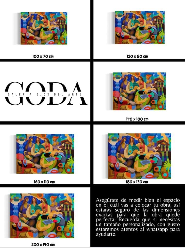 Cuadro Figura Humana: FAMILIA COLOMBIANA 5