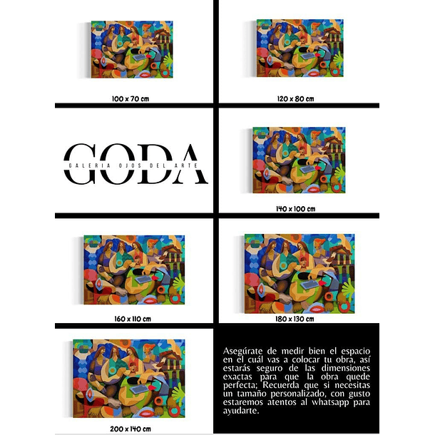 Cuadro Figura Humana: FAMILIA COLOMBIANA 5