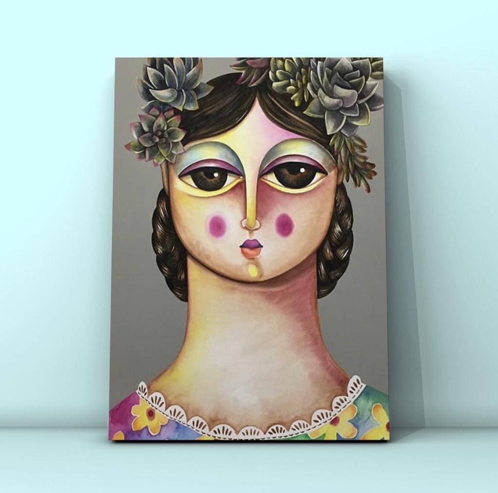 Cuadro Figura Humana: ILUSTRACIÓN MUJER 3
