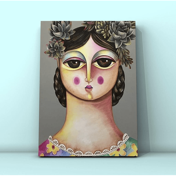 Cuadro Figura Humana: ILUSTRACIÓN MUJER 3