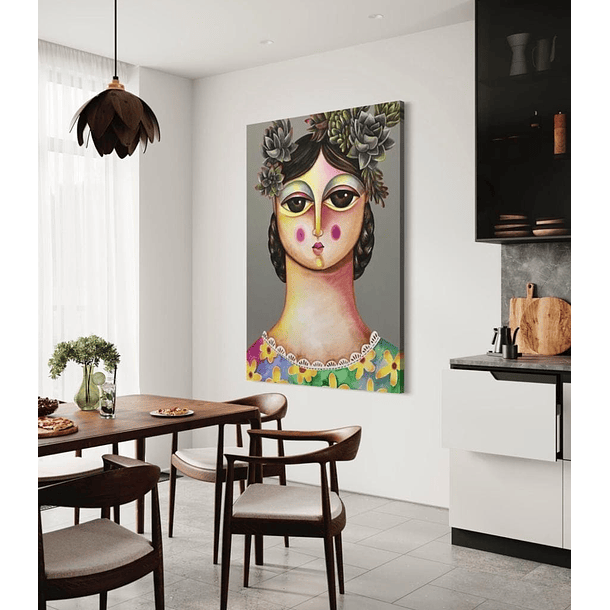 Cuadro Figura Humana: ILUSTRACIÓN MUJER 4