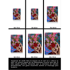 Cuadro Figura Humana: MUJER CON FLORES 5