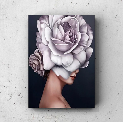 Cuadro Figura Humana: FLOR MUJER