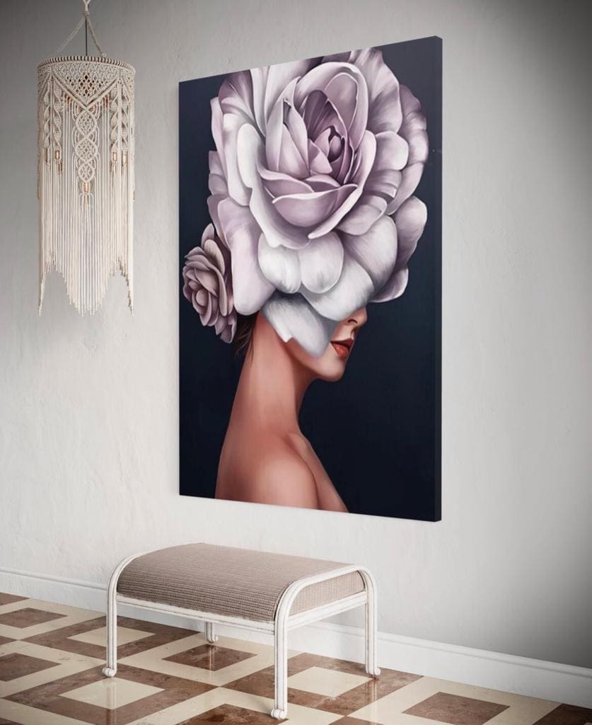 Cuadro Figura Humana: FLOR MUJER 4