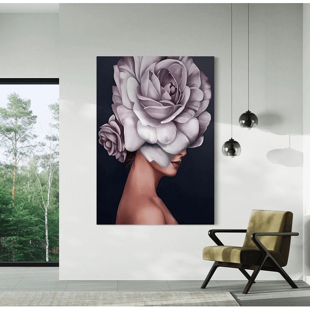 Cuadro Figura Humana: FLOR MUJER 2