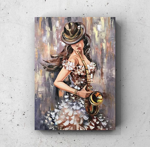 Cuadro Figura Humana: MUJER ARTISTA