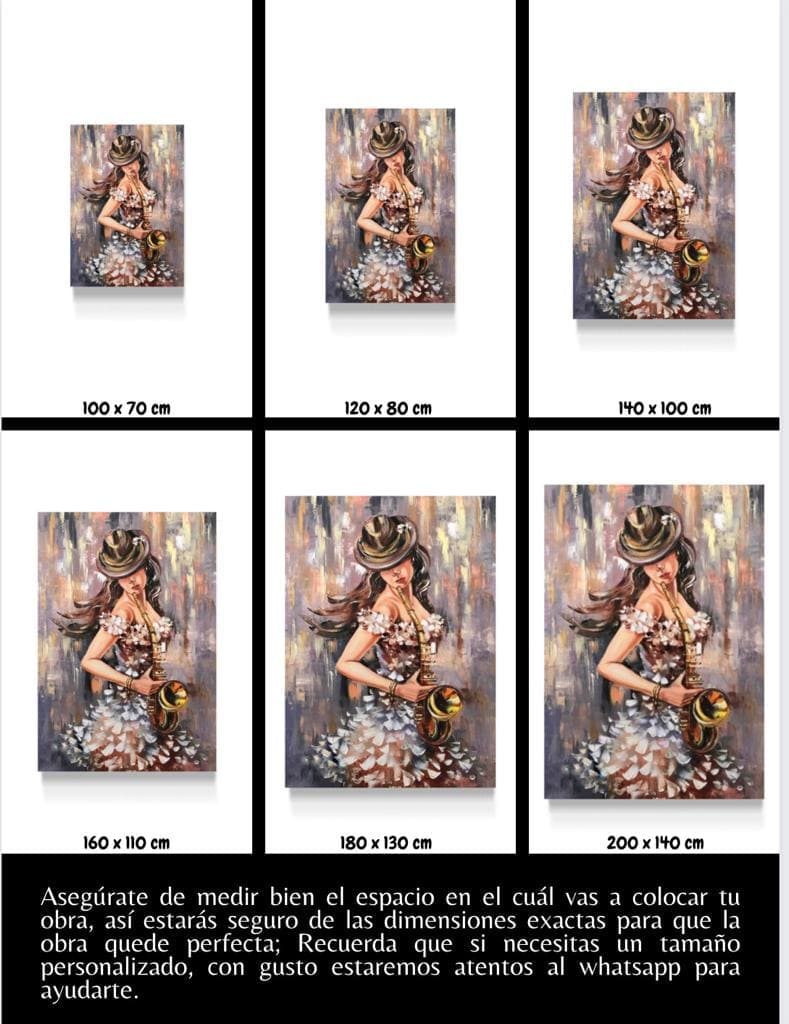Cuadro Figura Humana: MUJER ARTISTA 5
