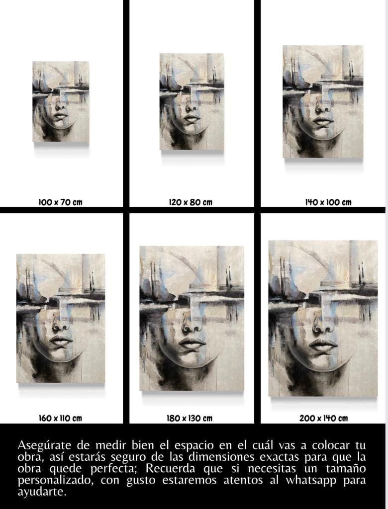Cuadro Figura Humana: MUJER ABSTRACTA 5