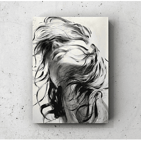 Cuadro Figura Humana: MUJER BLANCO Y NEGRO 