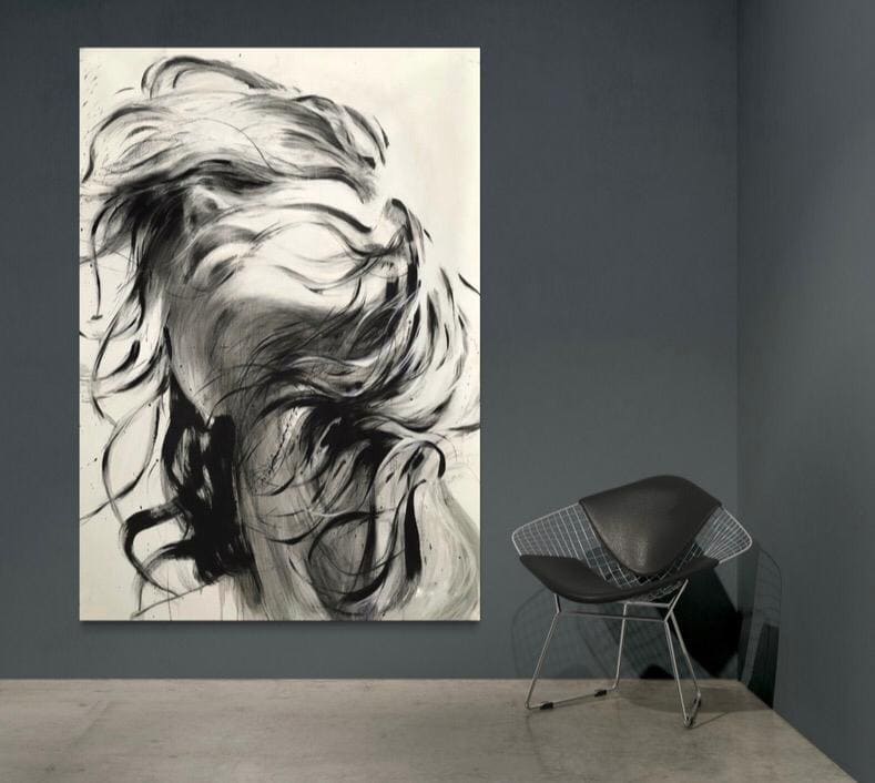Cuadro Figura Humana: MUJER BLANCO Y NEGRO  2