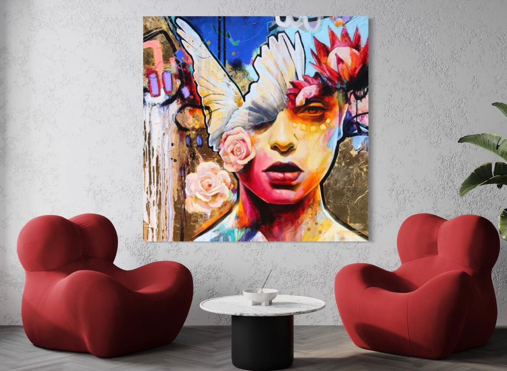 Cuadro Figura Humana: ANGEL DE MUJER 2