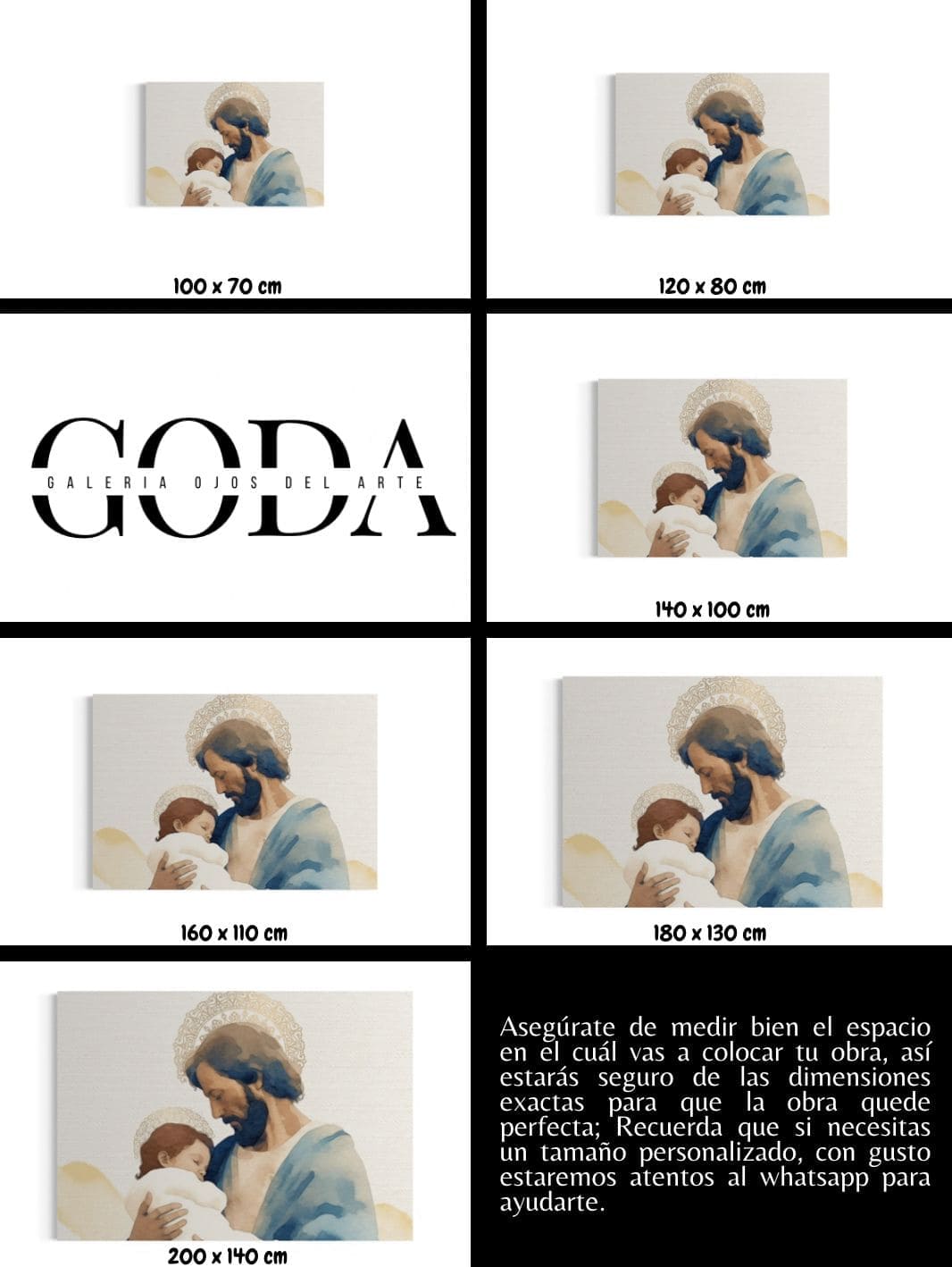 Cuadro Sacro: JOSÉ DE NAZARET  5