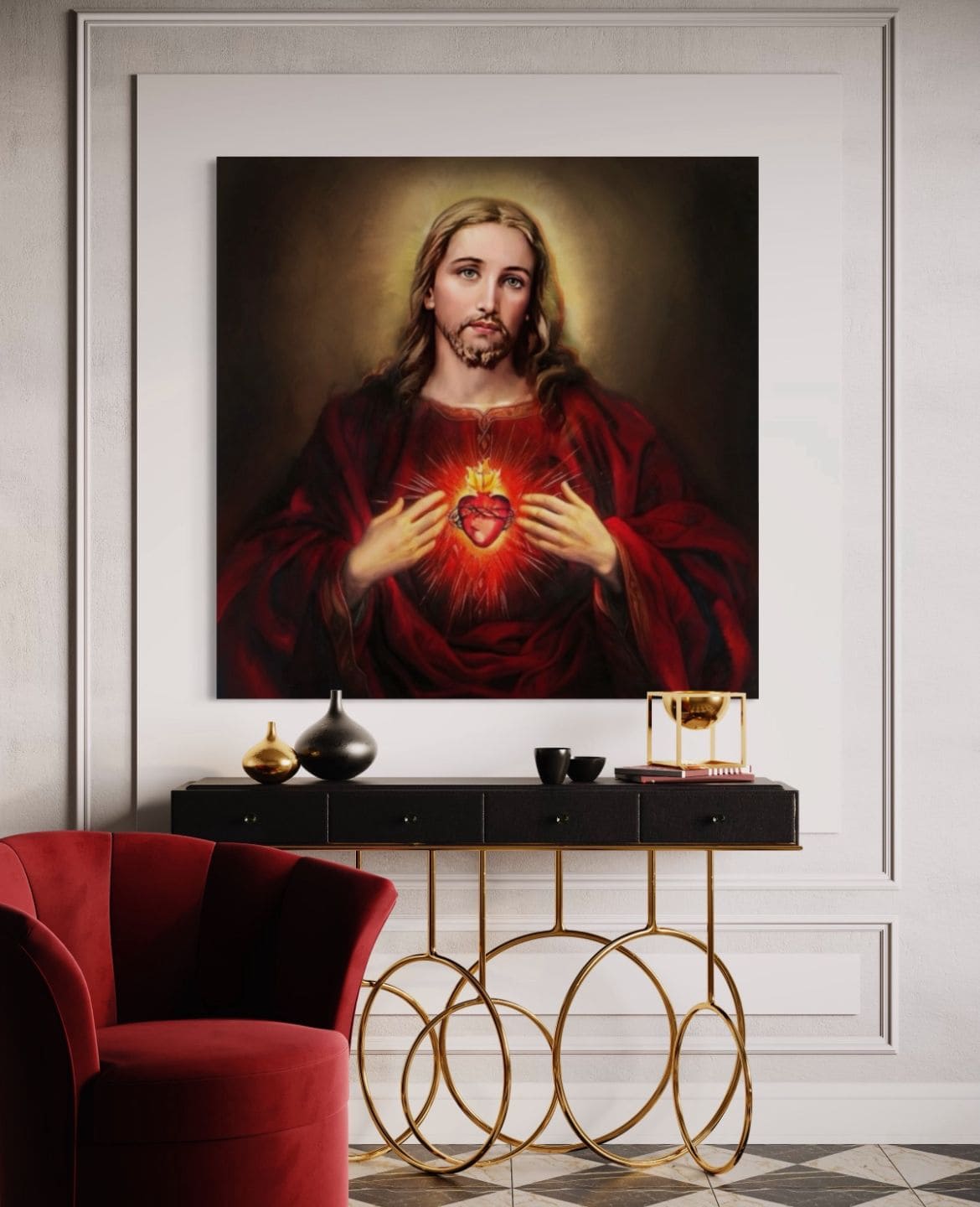 Cuadro Sacro: CORAZÓN DE JESÚS  2