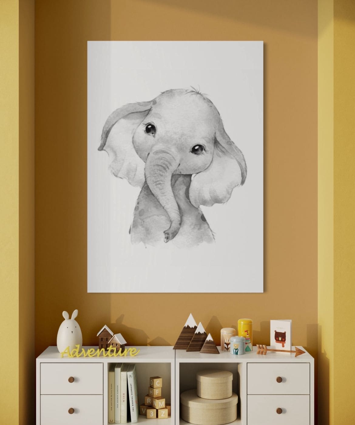 Cuadro Infantil: ELEFANTE 2