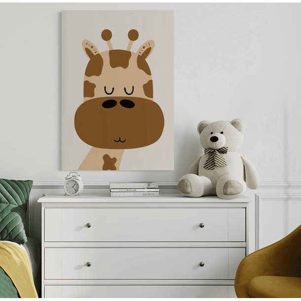 Cuadro Infantil: JIRAFA  4
