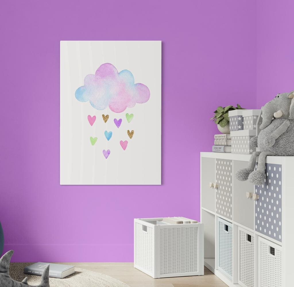 Cuadro Infantil: LLUVIA DE CORAZONES 2