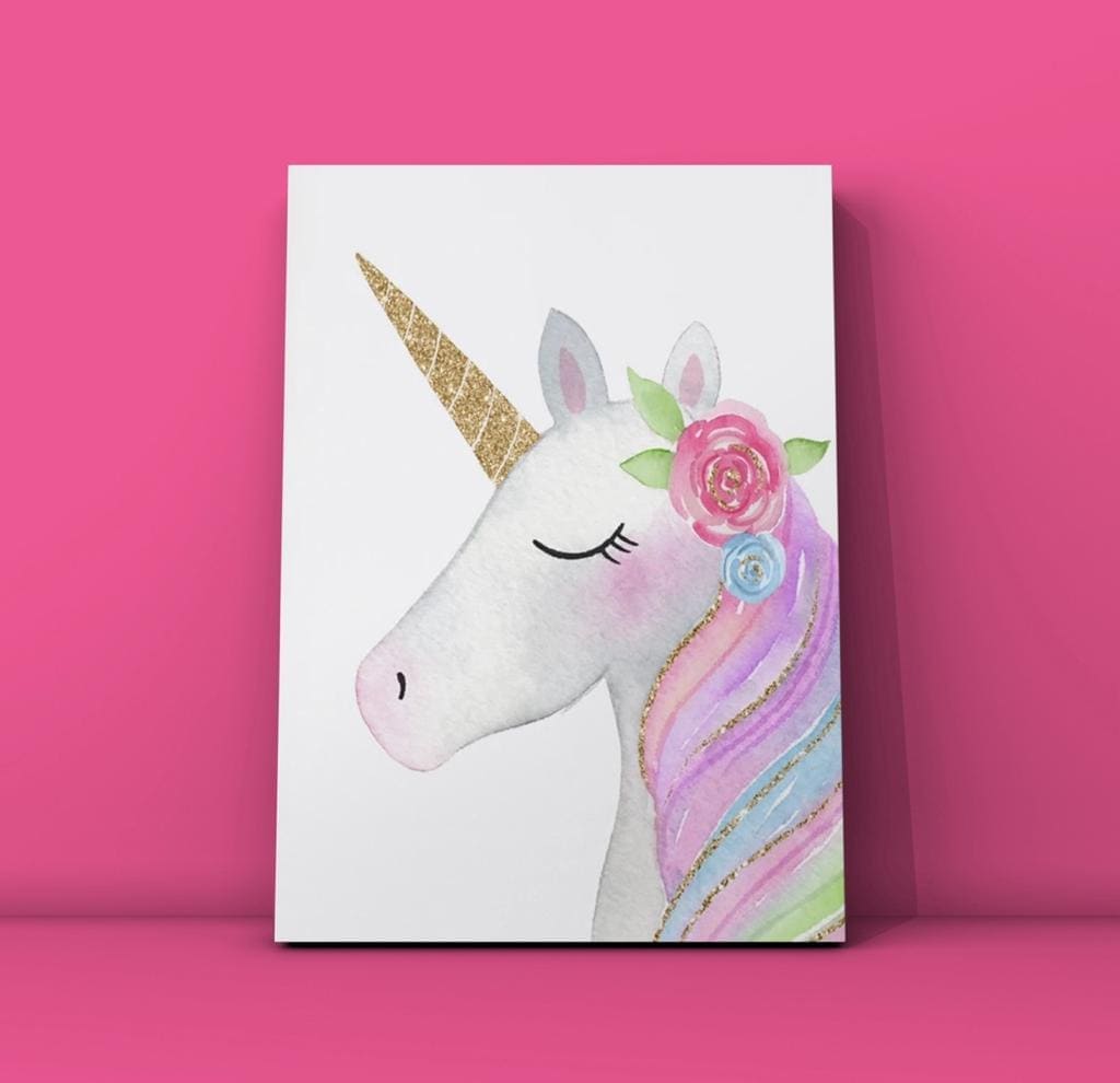 Cuadro Infantil: UNICORNIO 3