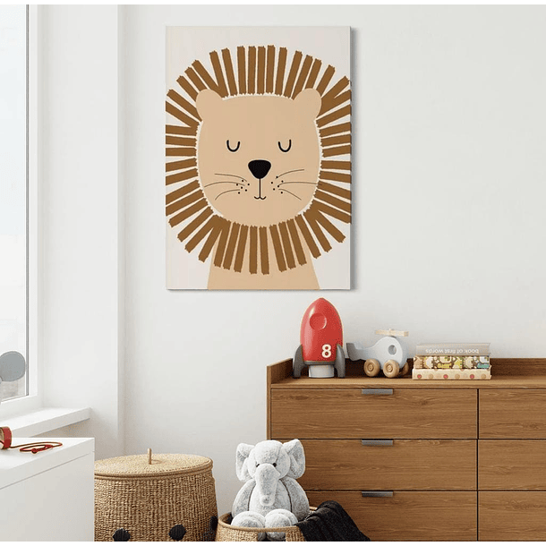 Cuadro Infantil: LEÓN 4