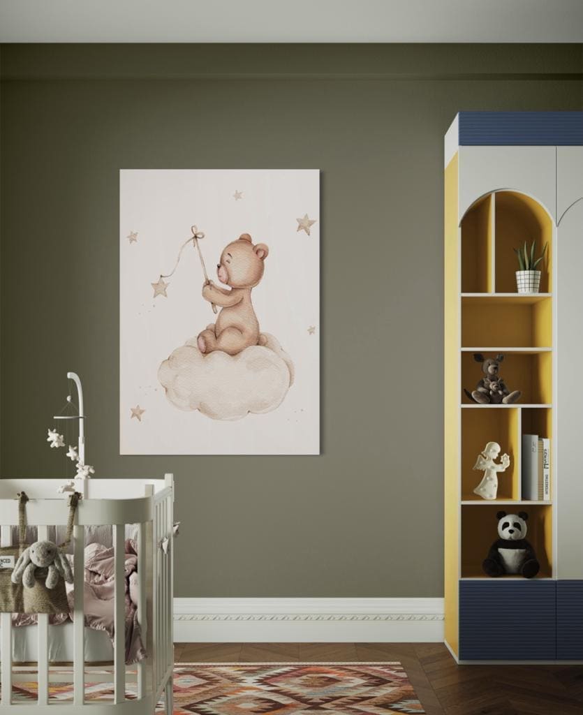 Cuadro Infantil: OSO Y NUBE  2