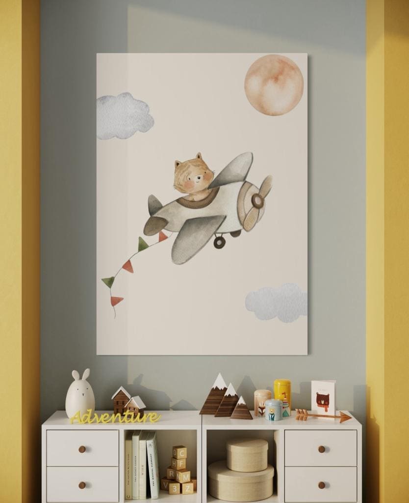 Cuadro Infantil: VOLANDO 2