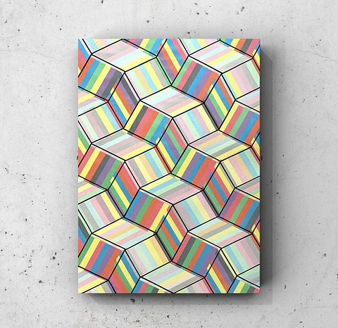 Cuadro Geométrico: COLORES  