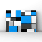 Cuadro Geométrico: EQUILIBRIO AZUL  3