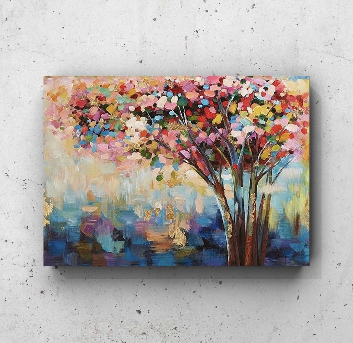 Cuadro Botánica: ÁRBOL DE LA FELICIDAD 1