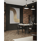 Cuadro Texturizado Minimalista: HUELLAS LIQUIDAS 2