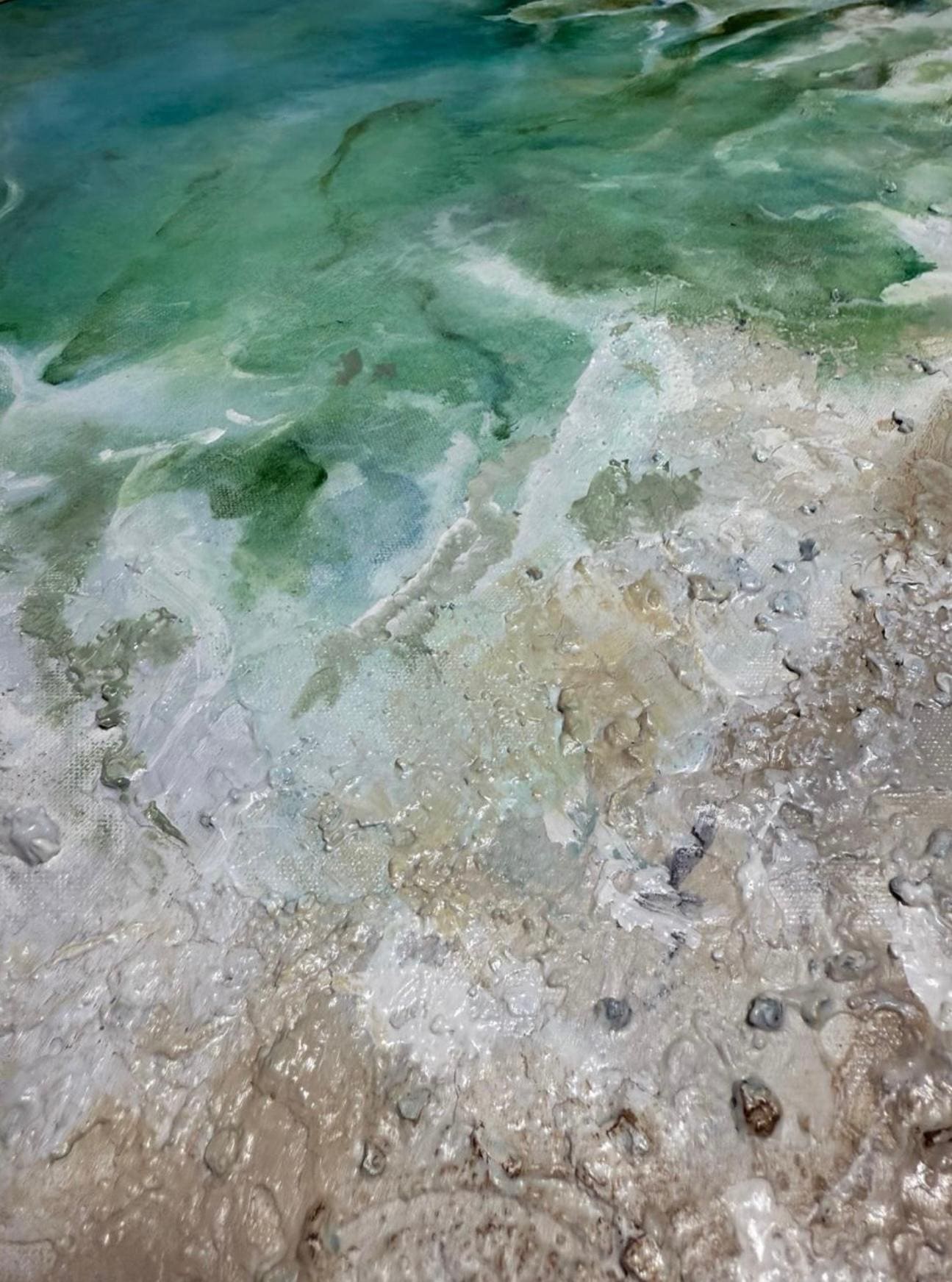 Cuadro Mar Texturizado: ECOS ERRANTES 3