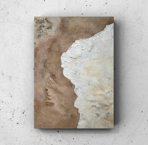 Cuadro Mar Texturizado: FLUIR