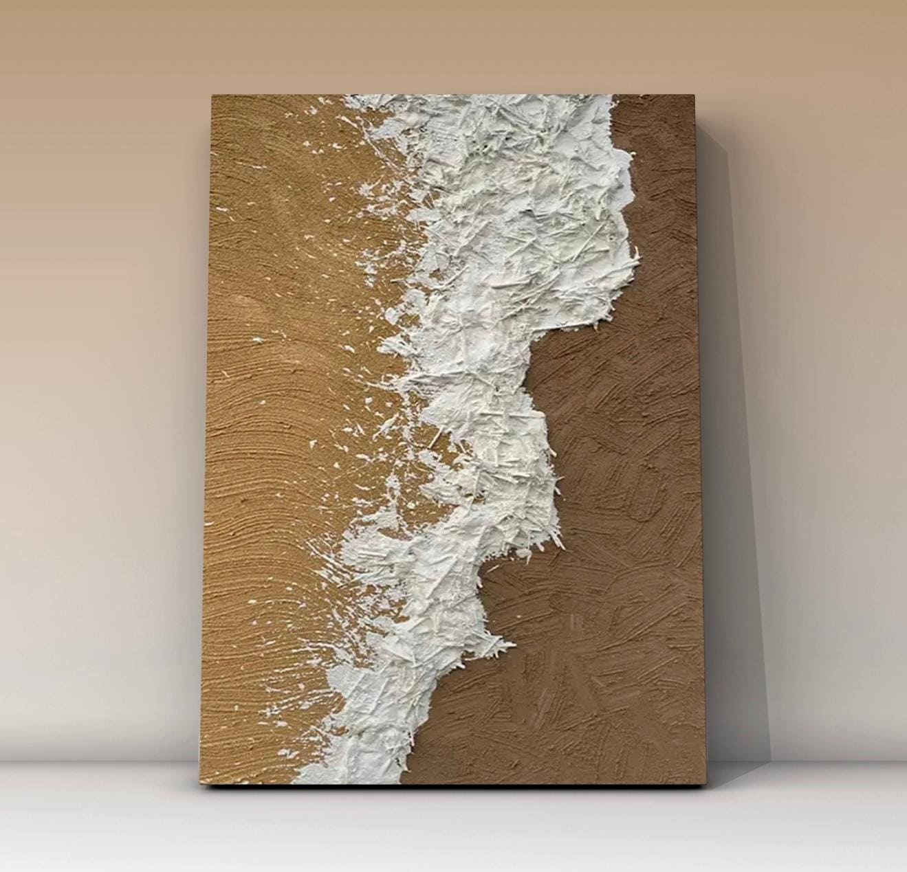 Cuadro Mar Texturizado: CAMINOS DESPIERTOS 3