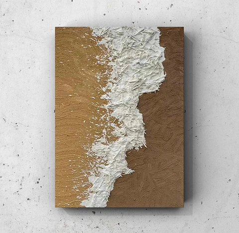 Cuadro Mar Texturizado: CAMINOS DESPIERTOS