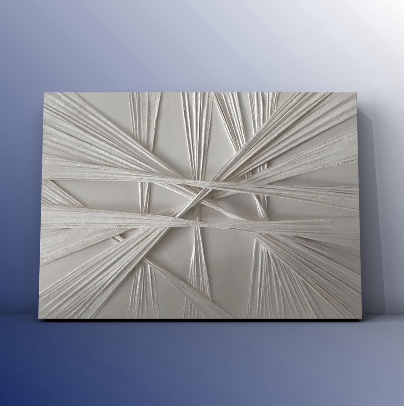 Cuadro Texturizado Estructural: ECOS FRAGMENTADOS 1 3