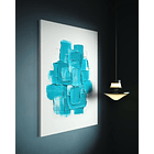 Cuadro Texturizado Minimalista: RASTROS CONECTADOS 4