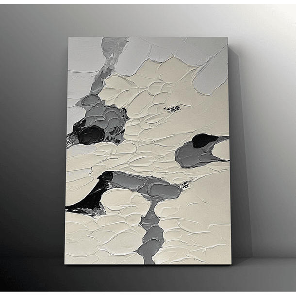 Cuadro Díptico Texturizado Estructural: HORIZONTE INVISIBLE 3