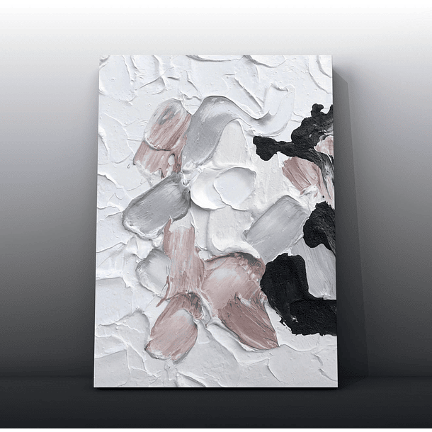 Cuadro Díptico Texturizado Estructural: CAMINOS CONTINUOS 3