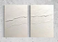 Cuadro Díptico Mar Texturizado: FLUIR SILENTES - Miniatura 1